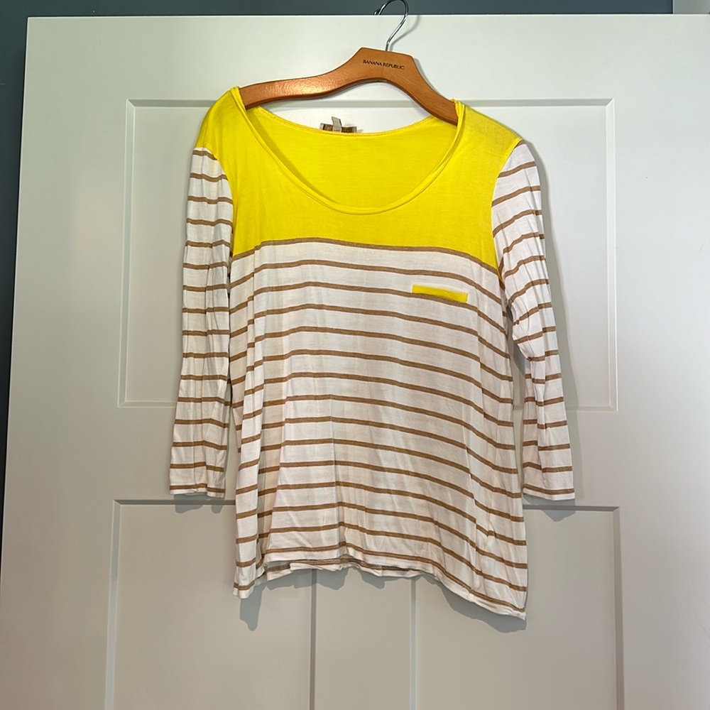 Bordeaux 3/4 tee Anthropologie